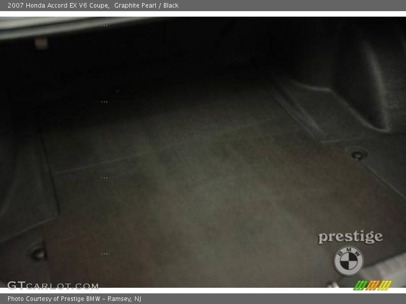 Graphite Pearl / Black 2007 Honda Accord EX V6 Coupe