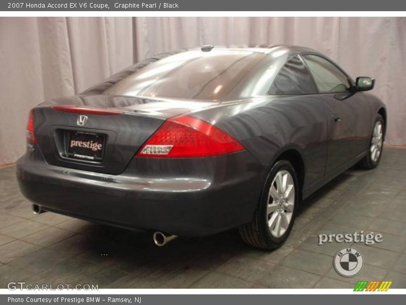 Graphite Pearl / Black 2007 Honda Accord EX V6 Coupe