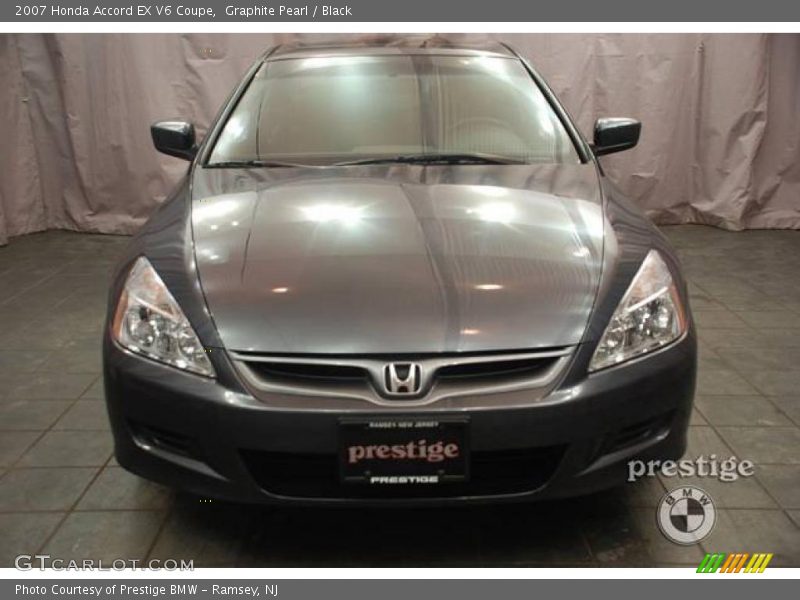 Graphite Pearl / Black 2007 Honda Accord EX V6 Coupe