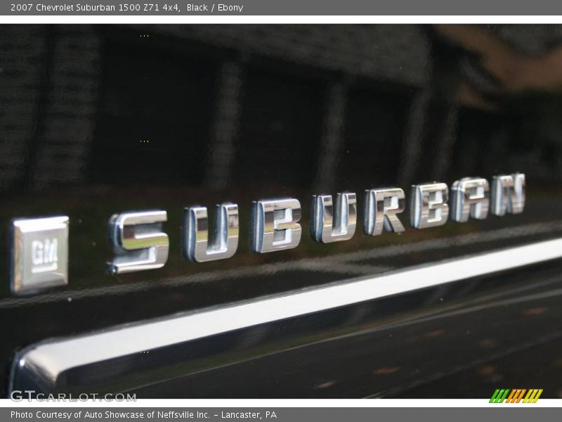Black / Ebony 2007 Chevrolet Suburban 1500 Z71 4x4