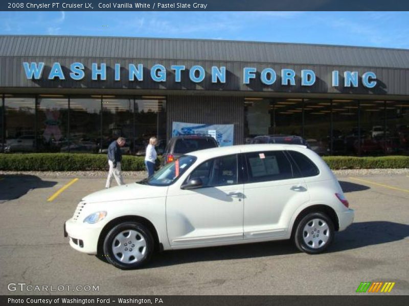 Cool Vanilla White / Pastel Slate Gray 2008 Chrysler PT Cruiser LX