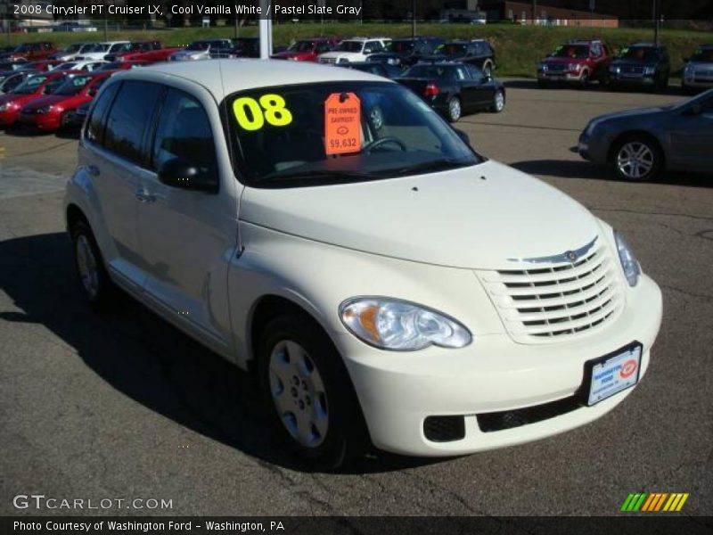 Cool Vanilla White / Pastel Slate Gray 2008 Chrysler PT Cruiser LX