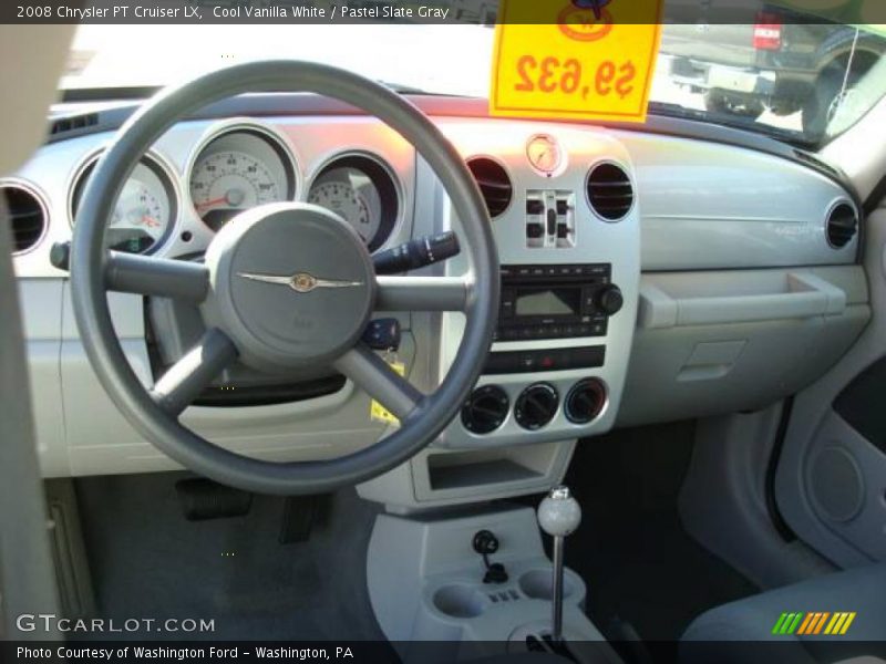 Cool Vanilla White / Pastel Slate Gray 2008 Chrysler PT Cruiser LX
