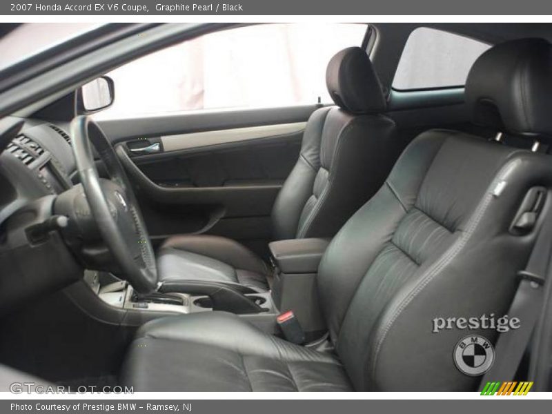Graphite Pearl / Black 2007 Honda Accord EX V6 Coupe