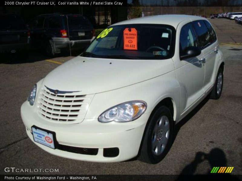 Cool Vanilla White / Pastel Slate Gray 2008 Chrysler PT Cruiser LX