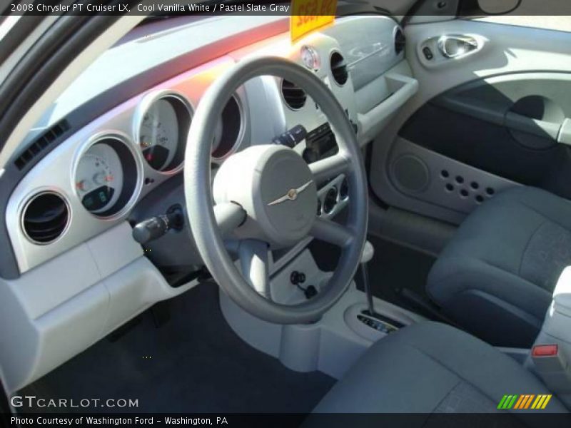 Cool Vanilla White / Pastel Slate Gray 2008 Chrysler PT Cruiser LX