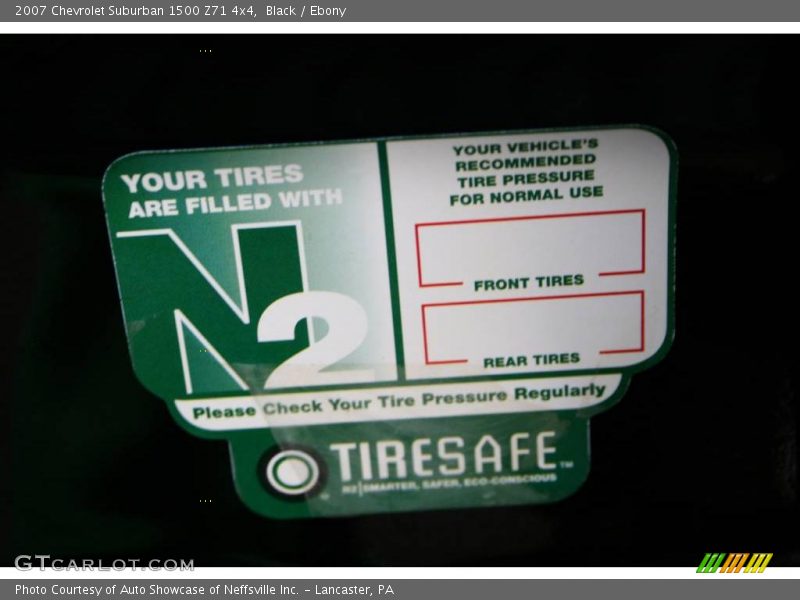 Black / Ebony 2007 Chevrolet Suburban 1500 Z71 4x4