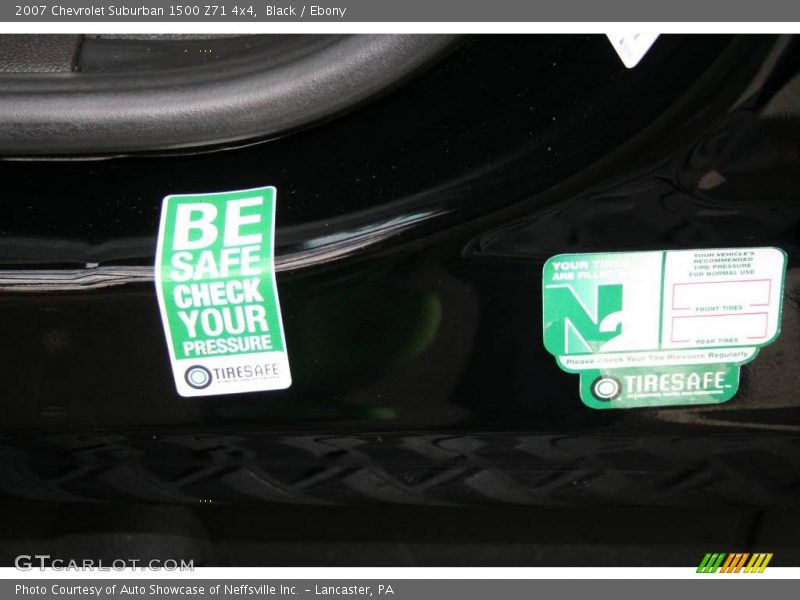 Black / Ebony 2007 Chevrolet Suburban 1500 Z71 4x4