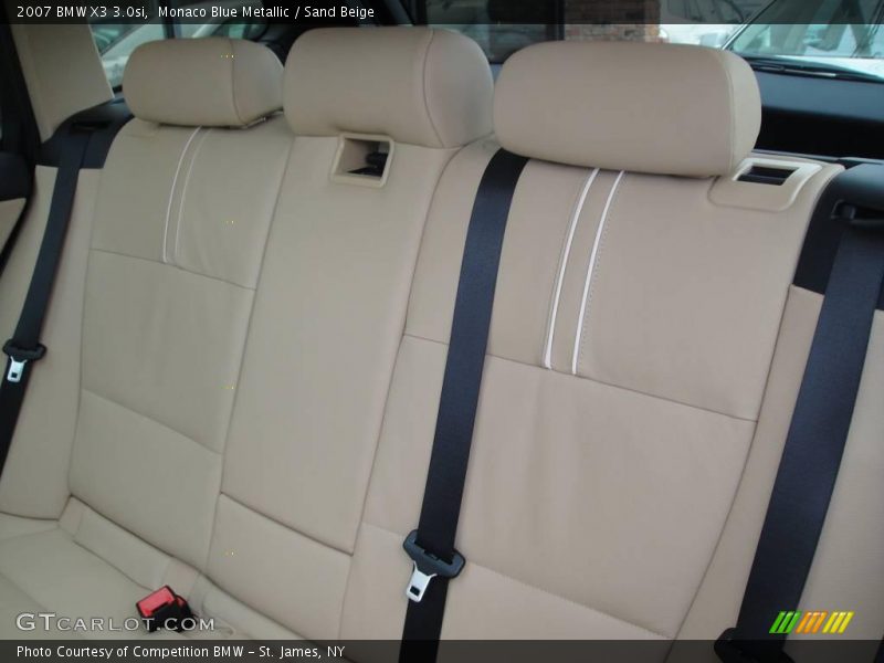 Monaco Blue Metallic / Sand Beige 2007 BMW X3 3.0si