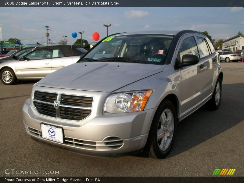 Bright Silver Metallic / Dark Slate Gray 2008 Dodge Caliber SXT