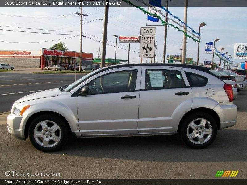 Bright Silver Metallic / Dark Slate Gray 2008 Dodge Caliber SXT