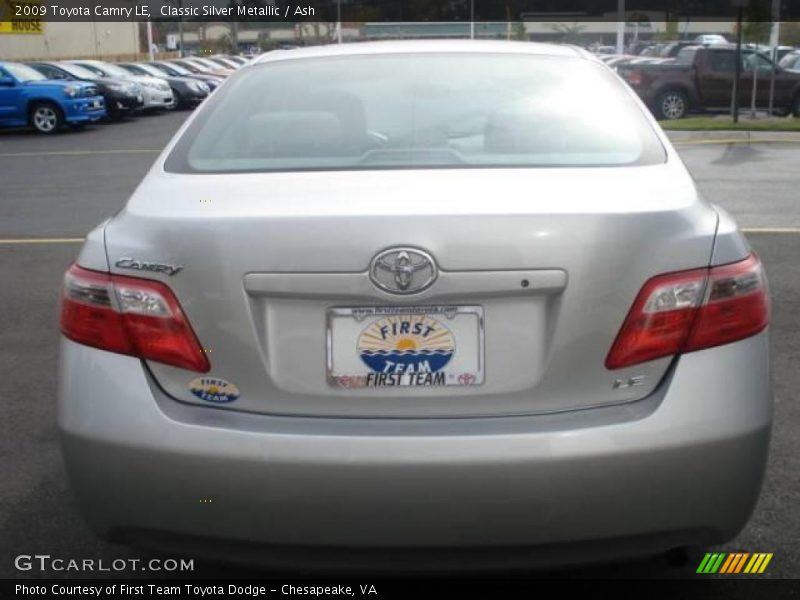 Classic Silver Metallic / Ash 2009 Toyota Camry LE