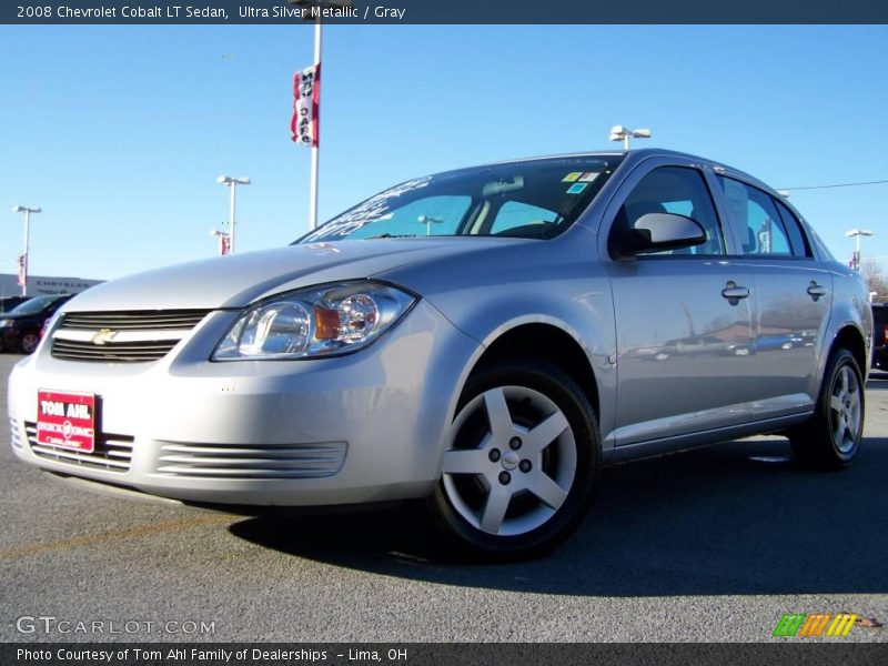 Ultra Silver Metallic / Gray 2008 Chevrolet Cobalt LT Sedan