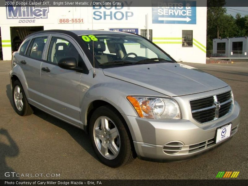 Bright Silver Metallic / Dark Slate Gray 2008 Dodge Caliber SXT