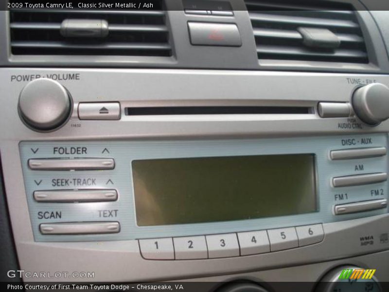 Classic Silver Metallic / Ash 2009 Toyota Camry LE