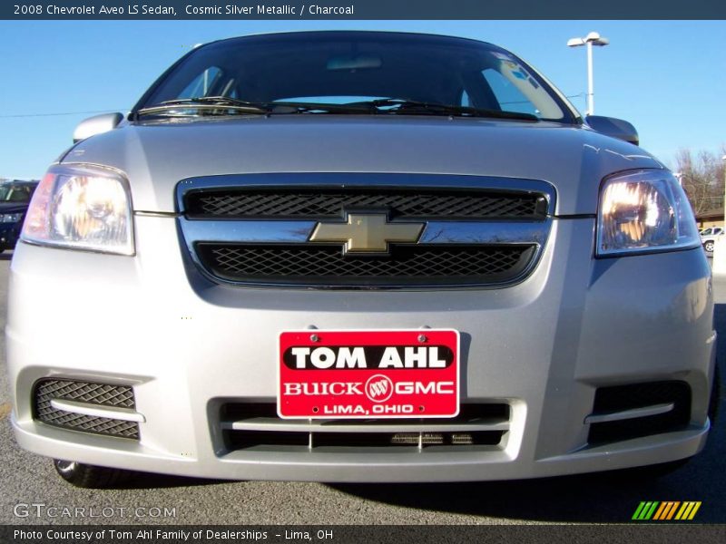 Cosmic Silver Metallic / Charcoal 2008 Chevrolet Aveo LS Sedan