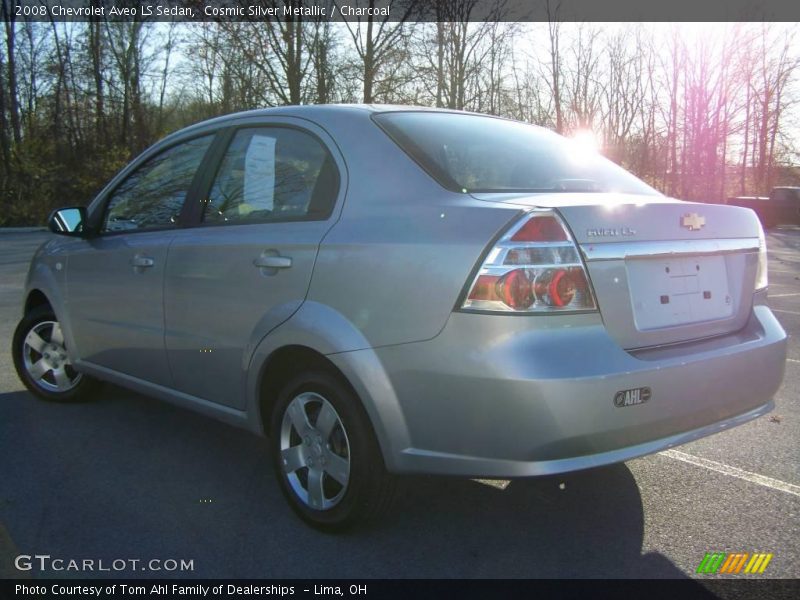 Cosmic Silver Metallic / Charcoal 2008 Chevrolet Aveo LS Sedan