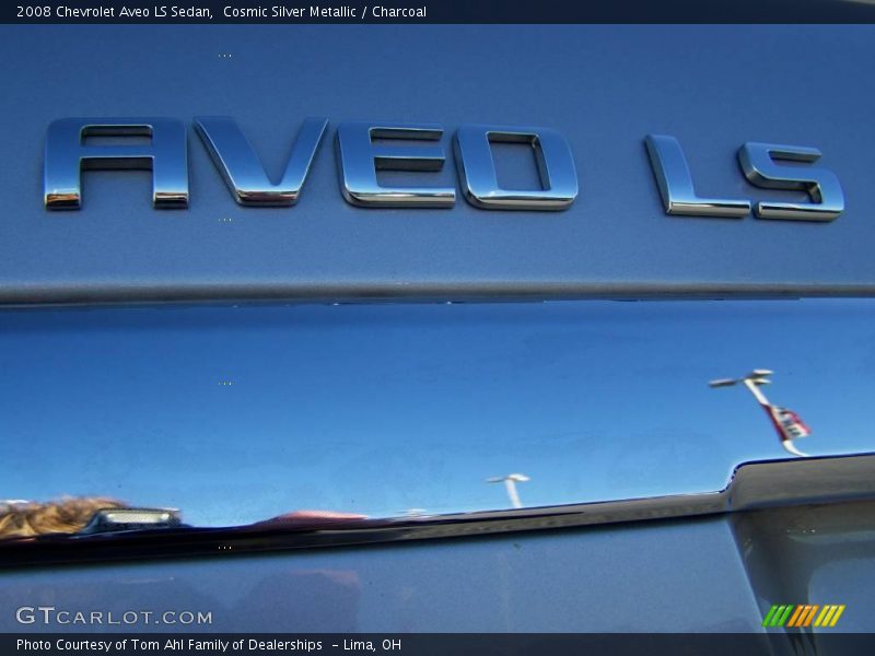 Cosmic Silver Metallic / Charcoal 2008 Chevrolet Aveo LS Sedan