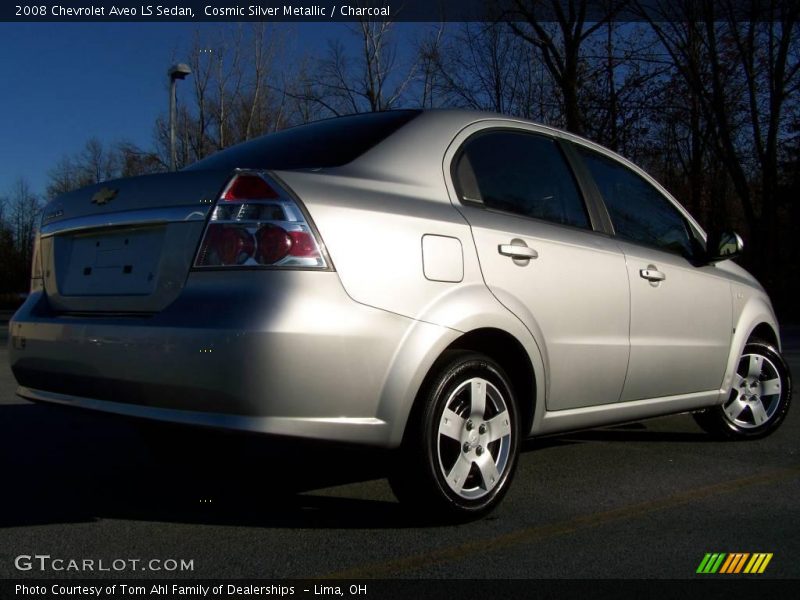 Cosmic Silver Metallic / Charcoal 2008 Chevrolet Aveo LS Sedan