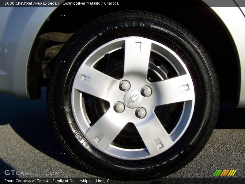 Cosmic Silver Metallic / Charcoal 2008 Chevrolet Aveo LS Sedan