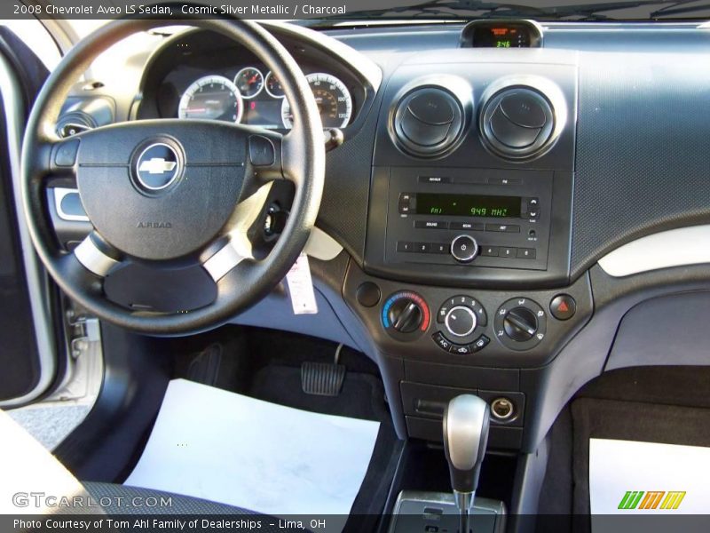 Cosmic Silver Metallic / Charcoal 2008 Chevrolet Aveo LS Sedan