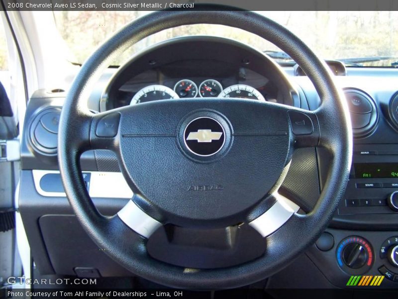 Cosmic Silver Metallic / Charcoal 2008 Chevrolet Aveo LS Sedan