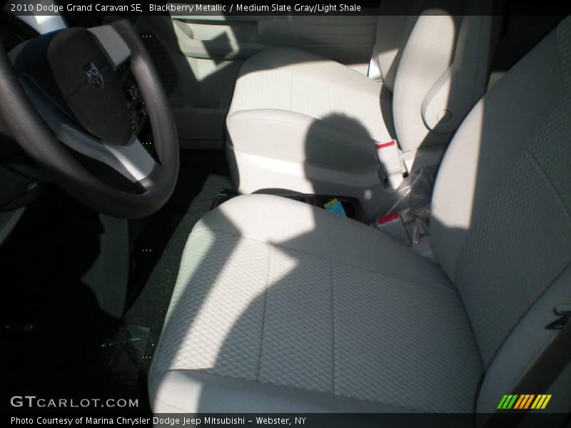 Blackberry Metallic / Medium Slate Gray/Light Shale 2010 Dodge Grand Caravan SE