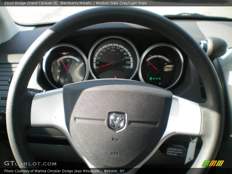 Blackberry Metallic / Medium Slate Gray/Light Shale 2010 Dodge Grand Caravan SE