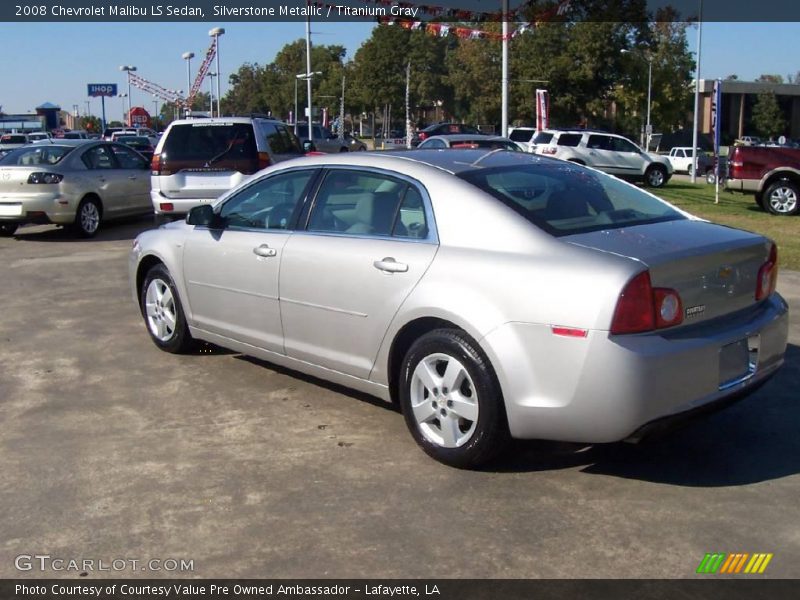 Silverstone Metallic / Titanium Gray 2008 Chevrolet Malibu LS Sedan