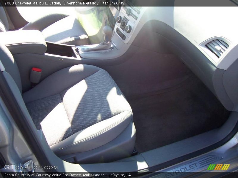 Silverstone Metallic / Titanium Gray 2008 Chevrolet Malibu LS Sedan