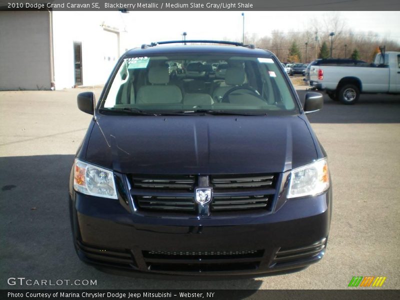 Blackberry Metallic / Medium Slate Gray/Light Shale 2010 Dodge Grand Caravan SE