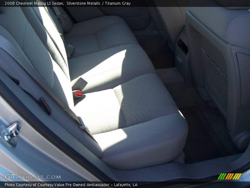 Silverstone Metallic / Titanium Gray 2008 Chevrolet Malibu LS Sedan