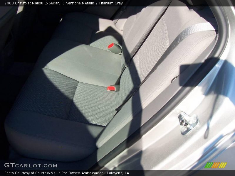 Silverstone Metallic / Titanium Gray 2008 Chevrolet Malibu LS Sedan