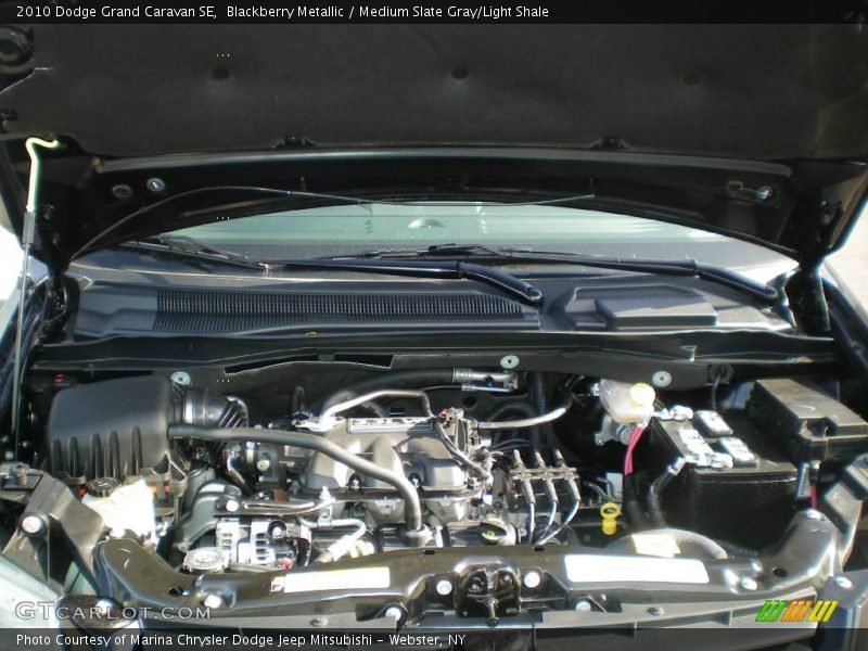 Blackberry Metallic / Medium Slate Gray/Light Shale 2010 Dodge Grand Caravan SE