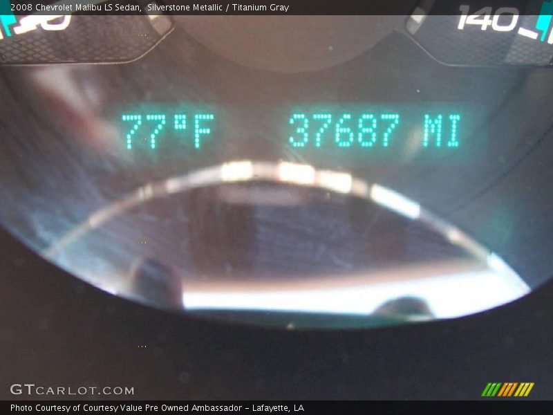 Silverstone Metallic / Titanium Gray 2008 Chevrolet Malibu LS Sedan