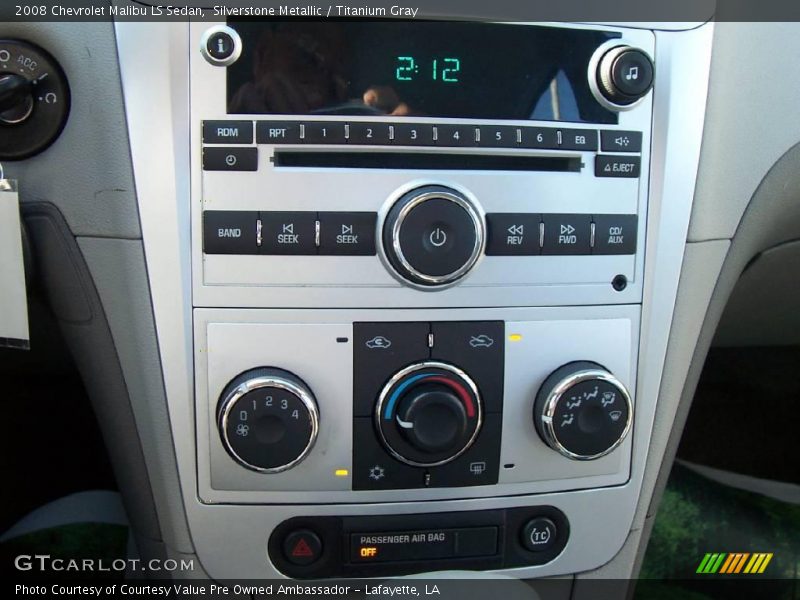 Silverstone Metallic / Titanium Gray 2008 Chevrolet Malibu LS Sedan