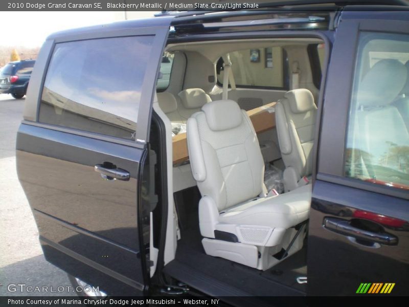 Blackberry Metallic / Medium Slate Gray/Light Shale 2010 Dodge Grand Caravan SE