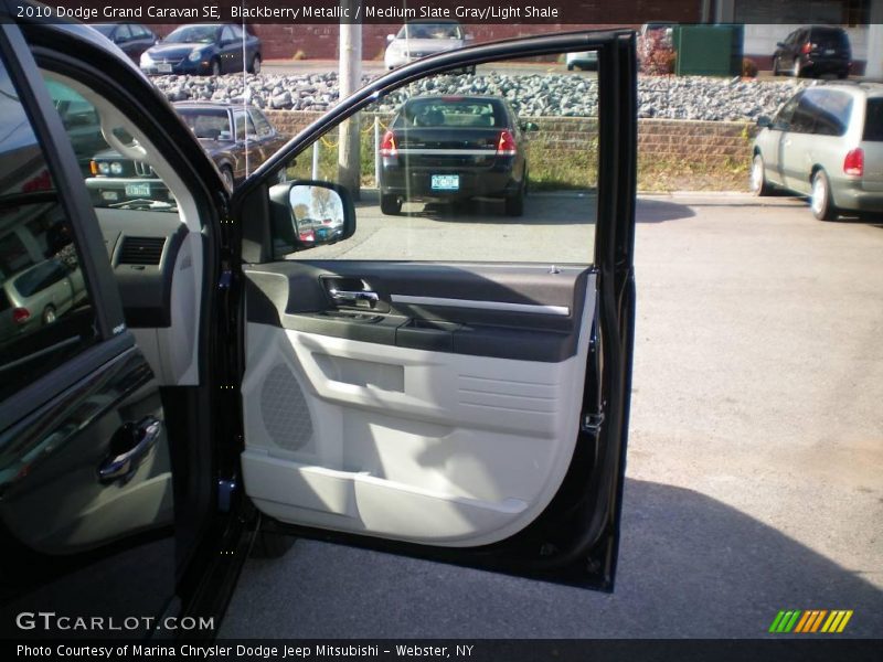 Blackberry Metallic / Medium Slate Gray/Light Shale 2010 Dodge Grand Caravan SE
