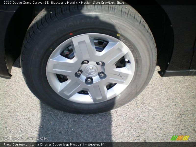 Blackberry Metallic / Medium Slate Gray/Light Shale 2010 Dodge Grand Caravan SE