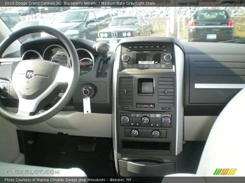 Blackberry Metallic / Medium Slate Gray/Light Shale 2010 Dodge Grand Caravan SE