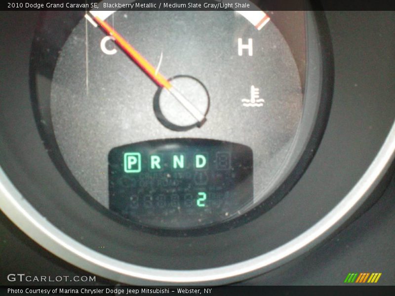 Blackberry Metallic / Medium Slate Gray/Light Shale 2010 Dodge Grand Caravan SE