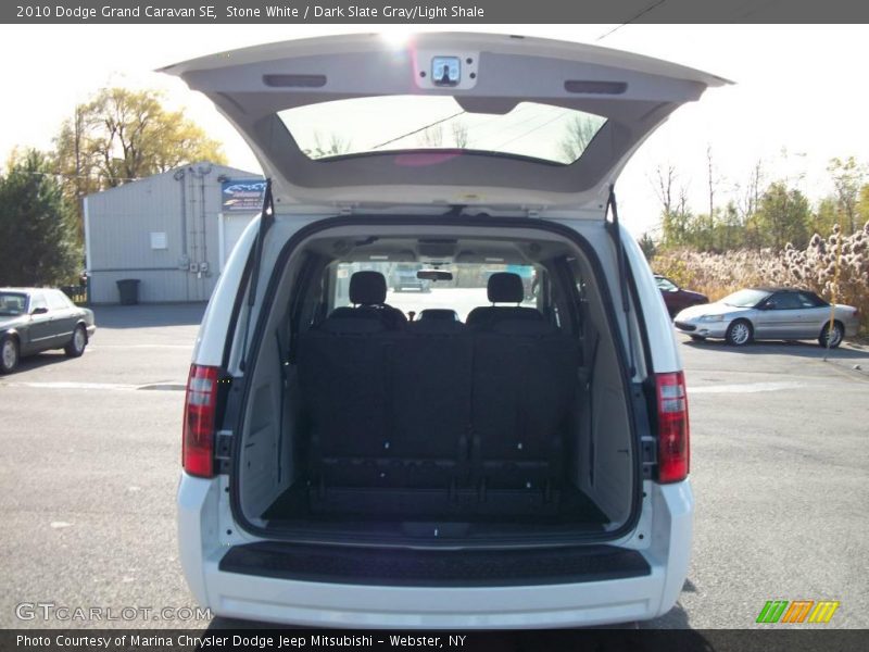 Stone White / Dark Slate Gray/Light Shale 2010 Dodge Grand Caravan SE