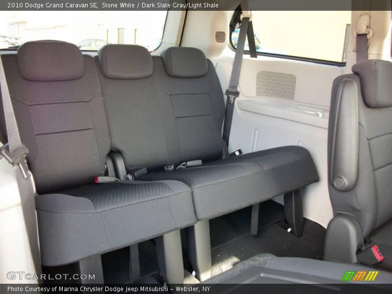 Stone White / Dark Slate Gray/Light Shale 2010 Dodge Grand Caravan SE
