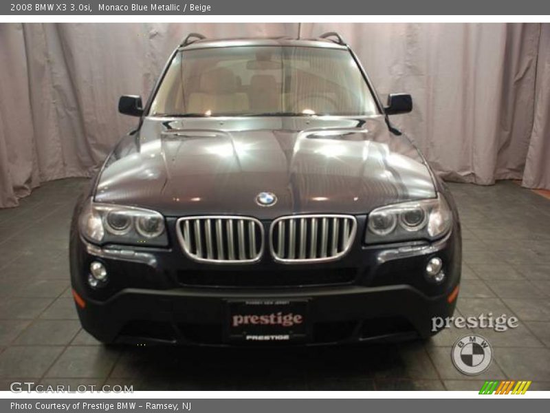 Monaco Blue Metallic / Beige 2008 BMW X3 3.0si