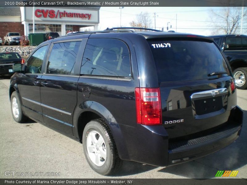 Blackberry Metallic / Medium Slate Gray/Light Shale 2010 Dodge Grand Caravan SXT