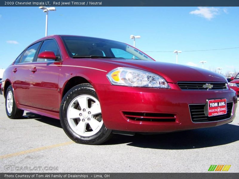Red Jewel Tintcoat / Neutral 2009 Chevrolet Impala LT