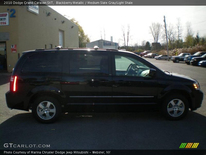 Blackberry Metallic / Medium Slate Gray/Light Shale 2010 Dodge Grand Caravan SXT