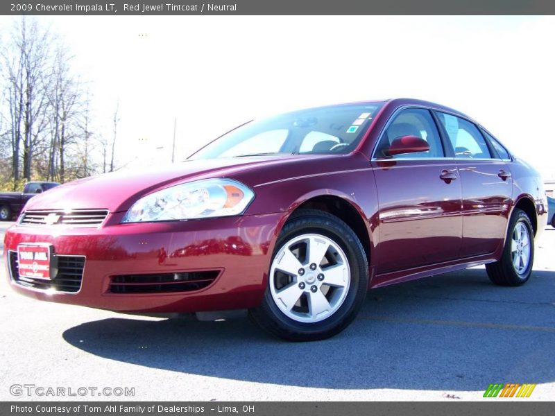 Red Jewel Tintcoat / Neutral 2009 Chevrolet Impala LT