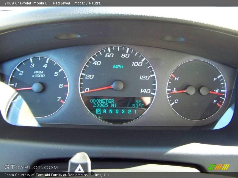 Red Jewel Tintcoat / Neutral 2009 Chevrolet Impala LT