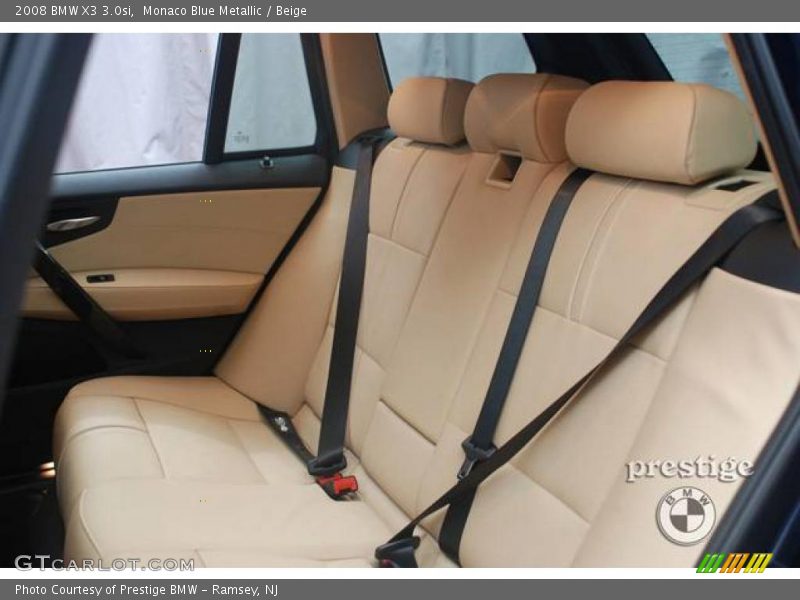 Monaco Blue Metallic / Beige 2008 BMW X3 3.0si